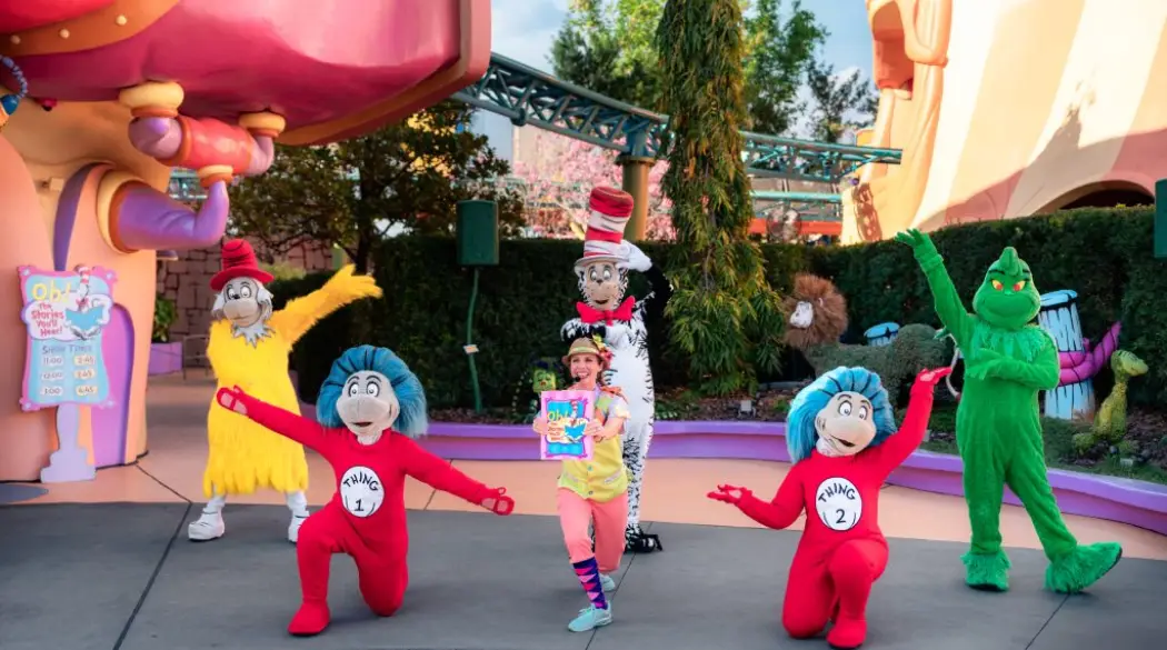 Dr. Seuss characters dancing and singing