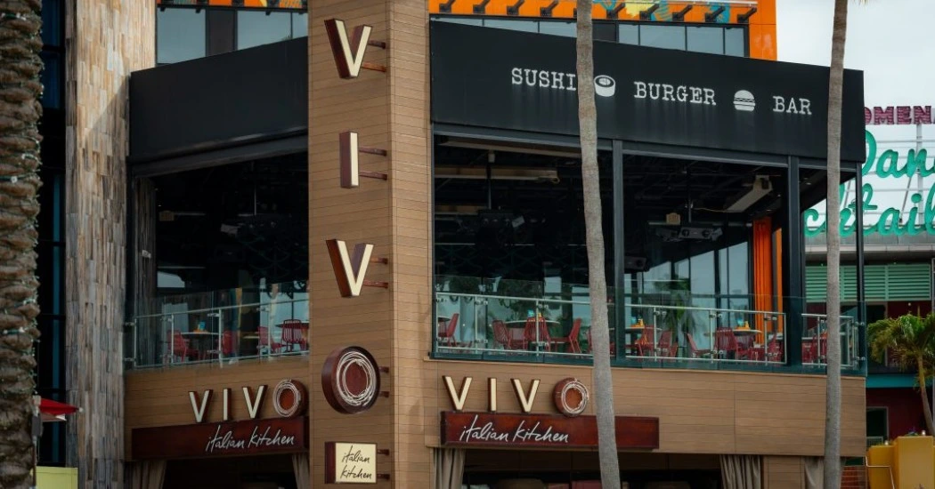 The exterior view of Vivo Italian Kitchen